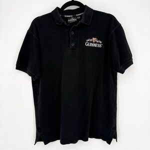 2009 Official Guinness 250th Anniversary Men's Black Polo Shirt Size Small